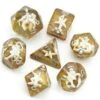 Translucent Starfish Gold/Clear Filled 7-Die Set 2 Translucent Starfish Gold/Clear Filled 7-Die Set -Board Game Store 0a82ab3f 96a6 4644 897c ace66793e9d3