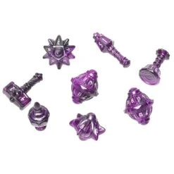 The Cleric 8 Dice Set Vile Violet