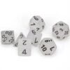 Frosted Clear/Black 7-Die Set By Chessex 2 Frosted Clear/Black 7-Die Set By Chessex -Board Game Store 1602e2a0 21ed 4852 bde7 75fa7dfd7ce3