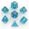 Translucent Teal/White 7-Die Set By Chessex 2 Translucent Teal/White 7-Die Set By Chessex -Board Game Store 194c0122 cd8f 4547 a833 fc4abc070ade