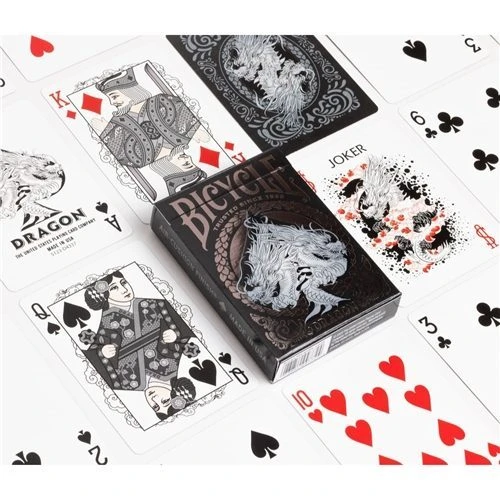 Black Dragon Playing Cards By Bicycle 5 Black Dragon Playing Cards By Bicycle - Image 3