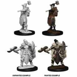 D&D Nolzurs Marvelous Unpainted Miniatures – Half Orc Barbarian – Female