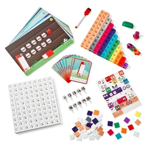Numberblocks Mathlink Cubes Activity Set 11-20 By Hand2mind 4 Numberblocks Mathlink Cubes Activity Set 11-20 By Hand2mind - Image 2