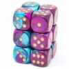 Gemini Purple-Teal/Gold Block 16mm D6 Dice Block (12 Dice) By Chessex 1 Gemini Purple-Teal/Gold Block 16mm D6 Dice Block (12 Dice) By Chessex -Board Game Store 3bd80c66 99a0 4a0d bdd7 6debd24ca589