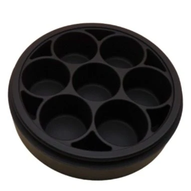 Dice Case Round Silicon Black 4 Dice Case Round Silicon Black - Image 2
