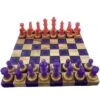 Custom Chess Template – Resin & Wood Chess Set Chopping Board Style 36cm