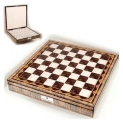 Chess Set Ebony & Wood On 20 Inch Mosaic Chess Board By Dal Rossi -Board Game Store 4e38e675 b72f 4084 8f98 bce4f3c2fd33