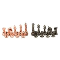 Chess Set Diamond-Cut Copper & Bronze On 16 Inch Walnut Finish Chess Board By Dal Rossi 7 Chess Set Diamond-Cut Copper & Bronze On 16 Inch Walnut Finish Chess Board By Dal Rossi -Board Game Store 66932647 7df4 412f bb66 1e0d720af2d3