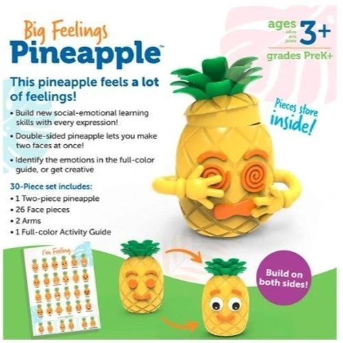 Big Feelings Pineapple By Learning Resources 4 Big Feelings Pineapple By Learning Resources - Image 2