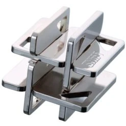 Huzzle LVL3 Hashtag Cast Metal Puzzle By Hanayama