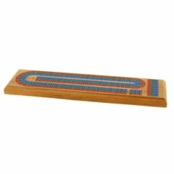 Cribbage Board 3 Track Coloured