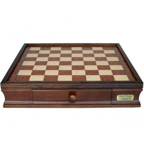 Chess Board Box Walnut Finish With Drawers 16 Inch By Dal Rossi 3 Chess Board Box Walnut Finish With Drawers 16 Inch By Dal Rossi