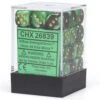 Gemini Black Green/Gold 12mm D6 Dice Block (36 Dice) By Chessex -Board Game Store 7e6ffef1 a576 4aa0 a286 2404da34e278