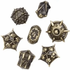 Ancient Gold Dragon Barrel Metal 7-Die Set