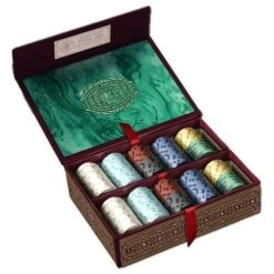 Iron Clays 200 Premium Poker Chips / Game Counters