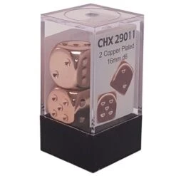 Copper Metallic 16mm D6 Dice Pair By Chessex -Board Game Store ace3a2b7 217c 40dd bc56 36ec99476b34