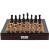 Chess Set Ebony & Wood On 20 Inch Mahogany Chess Board By Dal Rossi -Board Game Store af900816 e9b4 4130 b47d 66bd4ae3140e