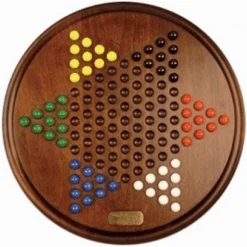 Chinese Checkers Wood Set 37cm By Dal Rossi