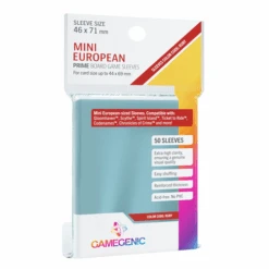 Card Sleeves (46x71mm) Mini European 50 Pack By Gamegenic