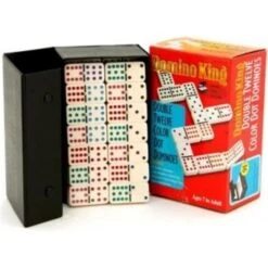 Domino King Double 12 Colour Dots