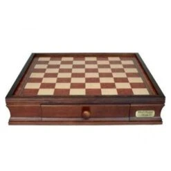 Chess Set Staunton Boxwood/Sheesham 95mm On 16 Inch Walnut Finish Chess Board By Dal Rossi -Board Game Store bcf06a3a 6a77 4ca9 81e3 735194d50777