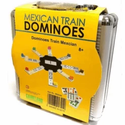 Mexican Train Dominoes In Aluminium Carry Case