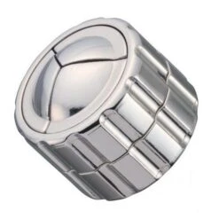 Huzzle LVL4 Cylinder Cast Metal Puzzle By Hanayama