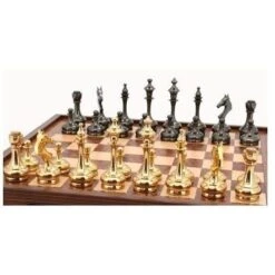 Chess Pieces Brass Titanium Cap Staunton By Dal Rossi 5 Chess Pieces Brass Titanium Cap Staunton By Dal Rossi -Board Game Store c87f7b37 ab7a 48b7 ae44 c96a28cb85ce