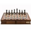 Chess Set Silver & Black On 20 Inch Walnut Finish Chess Board By Dal Rossi 2 Chess Set Silver & Black On 20 Inch Walnut Finish Chess Board By Dal Rossi -Board Game Store c8f090eb 7228 471d bd75 b1489ae9fa1f