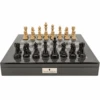 Chess Set Ebony & Wood On 20 Inch Carbon Fibre Chess Board By Dal Rossi 2 Chess Set Ebony & Wood On 20 Inch Carbon Fibre Chess Board By Dal Rossi -Board Game Store c9b42228 c510 4313 a60e 853b04057e7c