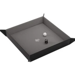 Magnetic Dice Tray Square Black/Grey By Gamegenic