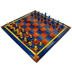 Custom Chess Template – Resin & Wood Chess Set 54cm