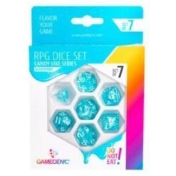 Candy Like Series RPG 7 Dice Set Blueberry By Gamegenic