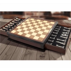 Chess Set Kasparov Grandmaster Silver & Bronze -Board Game Store e3717403 4c65 437e b134 2b2085d6e158