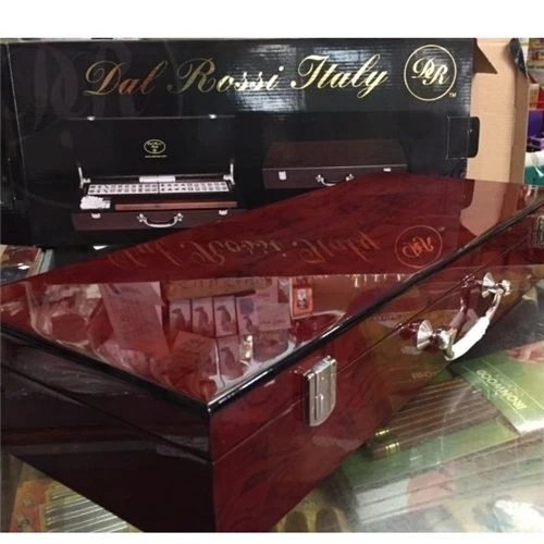 Mahjong Mahogany Wood Case By Dal Rossi 5 Mahjong Mahogany Wood Case By Dal Rossi - Image 3