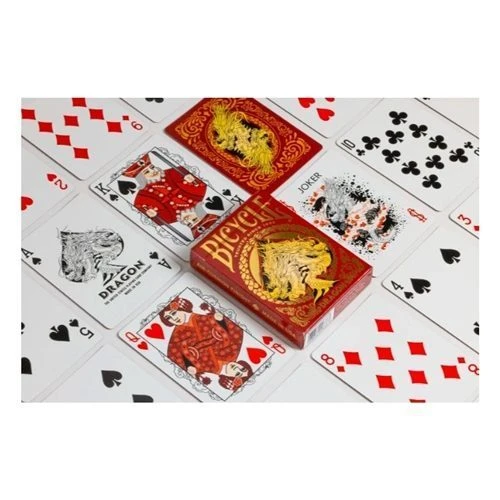 Bicycle Playing Cards Red Dragon 4 Bicycle Playing Cards Red Dragon - Image 2