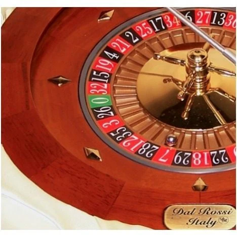 Roulette Wheel Wood 14 Inch 35cm With Rake By Dal Rossi 4 Roulette Wheel Wood 14 Inch 35cm With Rake By Dal Rossi - Image 2