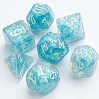 Candy Like Series RPG 7 Dice Set Blueberry By Gamegenic 4 Candy Like Series RPG 7 Dice Set Blueberry By Gamegenic - Image 2