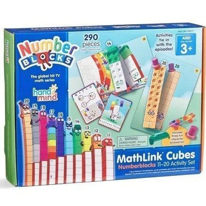 Numberblocks Mathlink Cubes Activity Set 11-20 By Hand2mind 3 Numberblocks Mathlink Cubes Activity Set 11-20 By Hand2mind