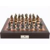 Chess Set Dragon Pewter On 18 Inch Walnut Leather Chess Board By Dal Rossi -Board Game Store fc4082f3 b7f9 44ff b088 8fc309c616ce