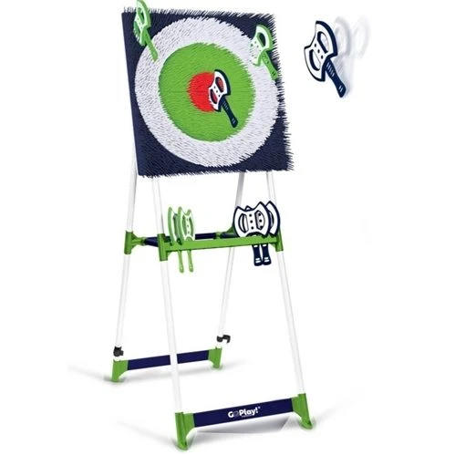 Axe Throw Premium With 8 Safety Axes By Go Play 3 Axe Throw Premium With 8 Safety Axes By Go Play